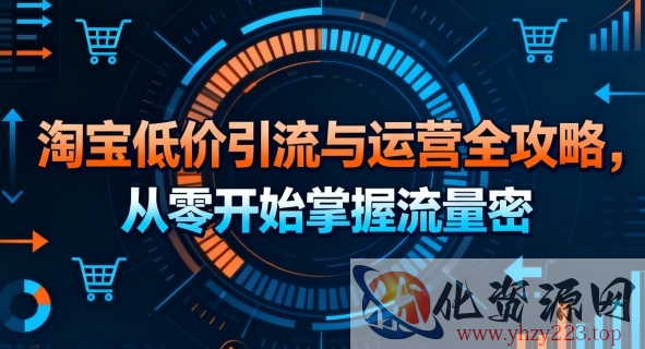 淘宝低价引流与运营全攻略，从零开始掌握流量密码