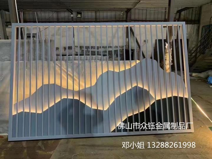 镀锌管焊接艺术造型屏风 小区山峦造型景墙格栅定制 - 知乎