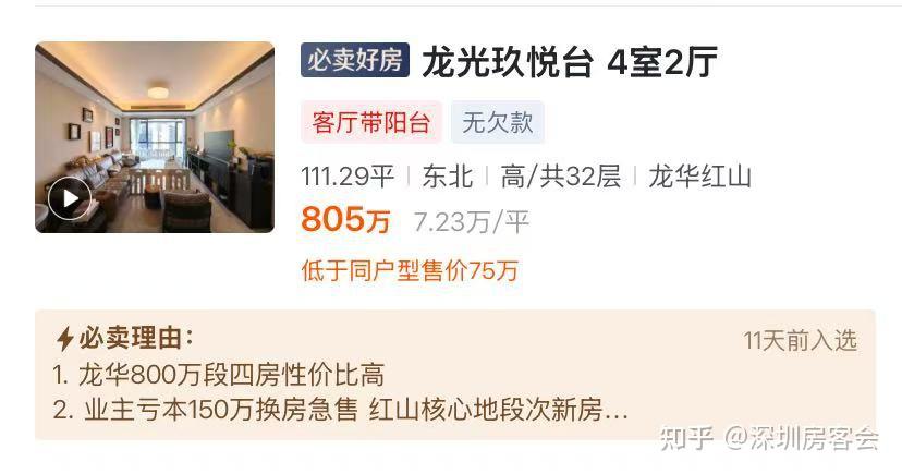 龙光玖悦台跌破开盘价200万,龙华的底部在哪里? - 知乎