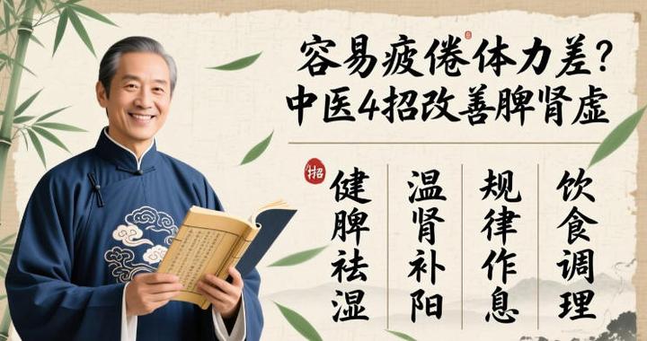 容易疲倦、体力差?中医4招改善脾肾虚 - 知乎
