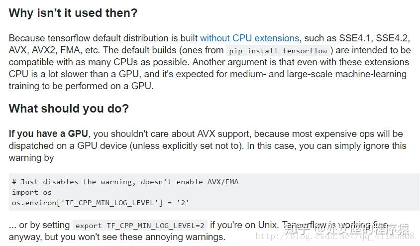 Avx2 Compatible Cpu 成功解决Your CPU supports TensorFlow binary AVX AVX2 - 知乎