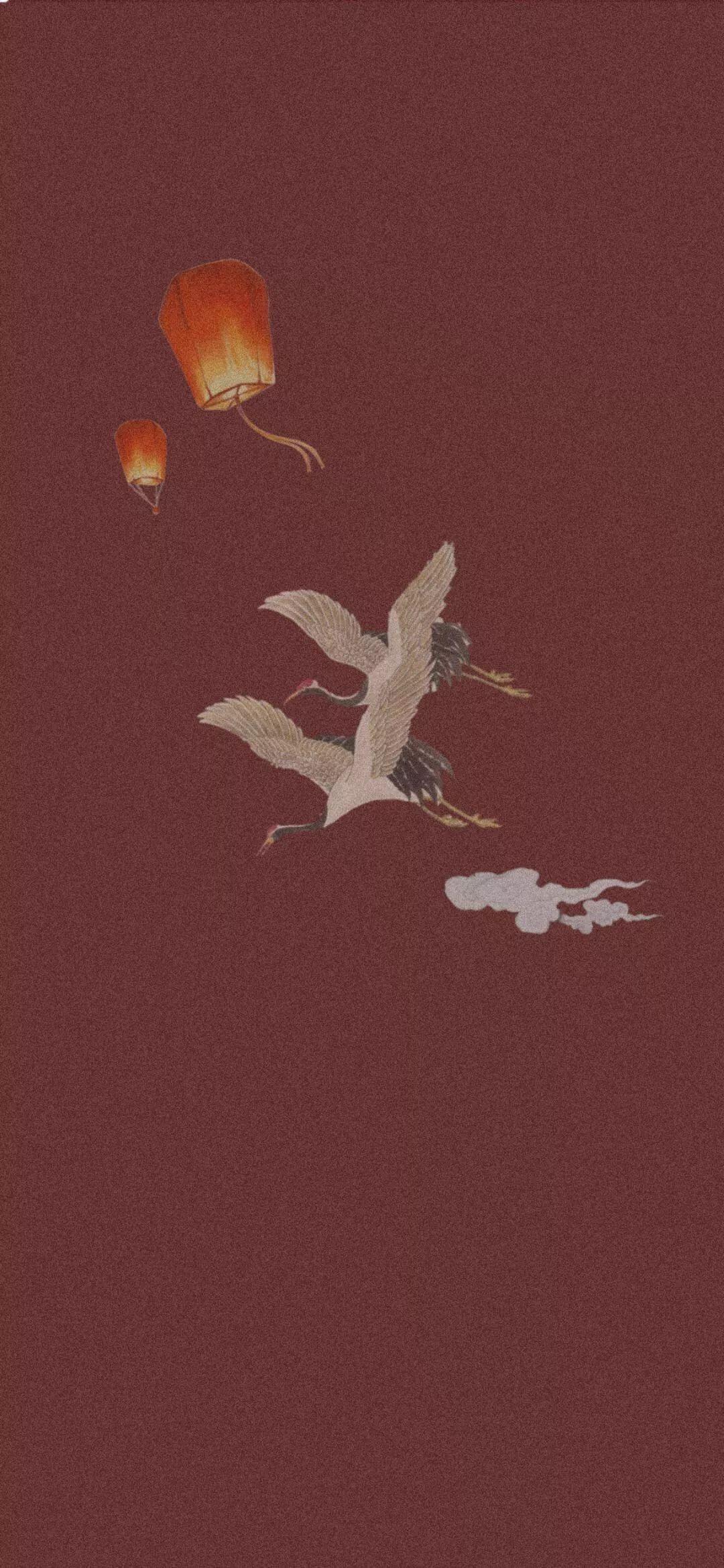 各位分享一些全面屏的中国红壁纸谢谢了