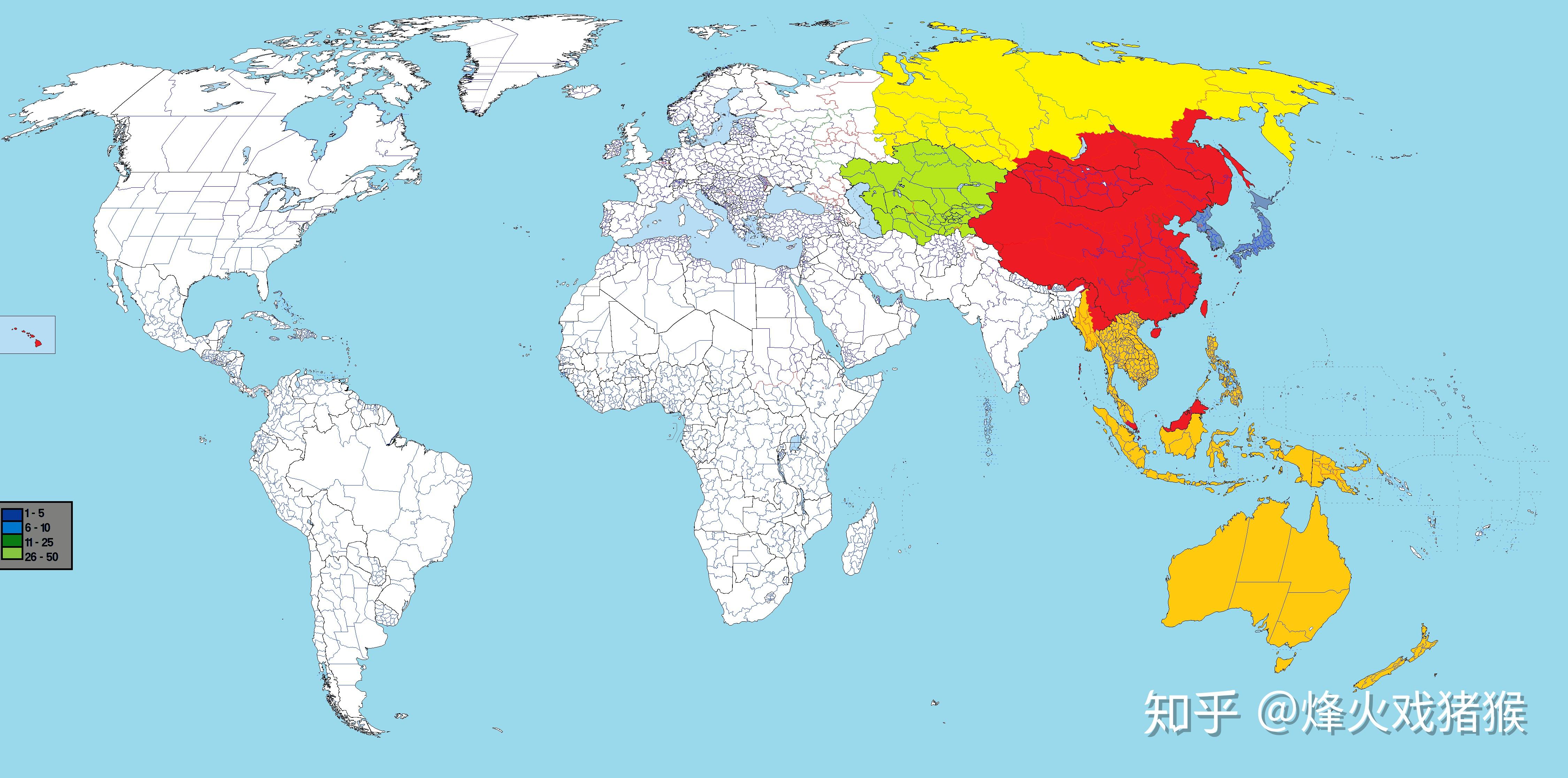你们都虚构过哪些国家或者地区