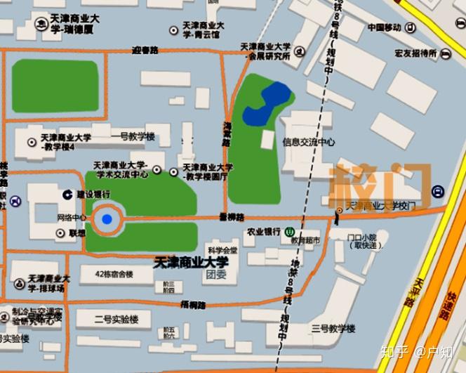 商业大学地图天津图片