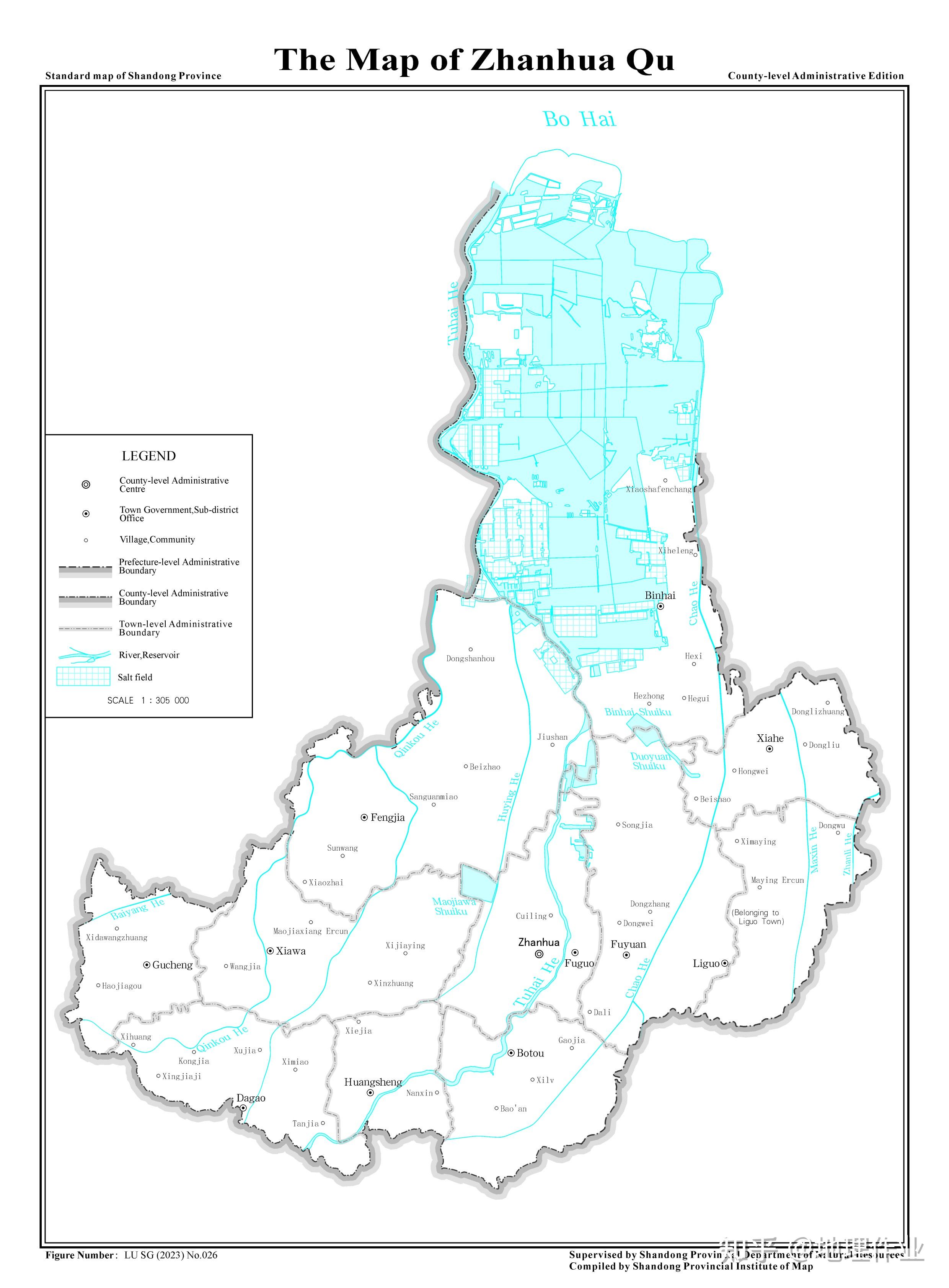 滨州市沾化区地图