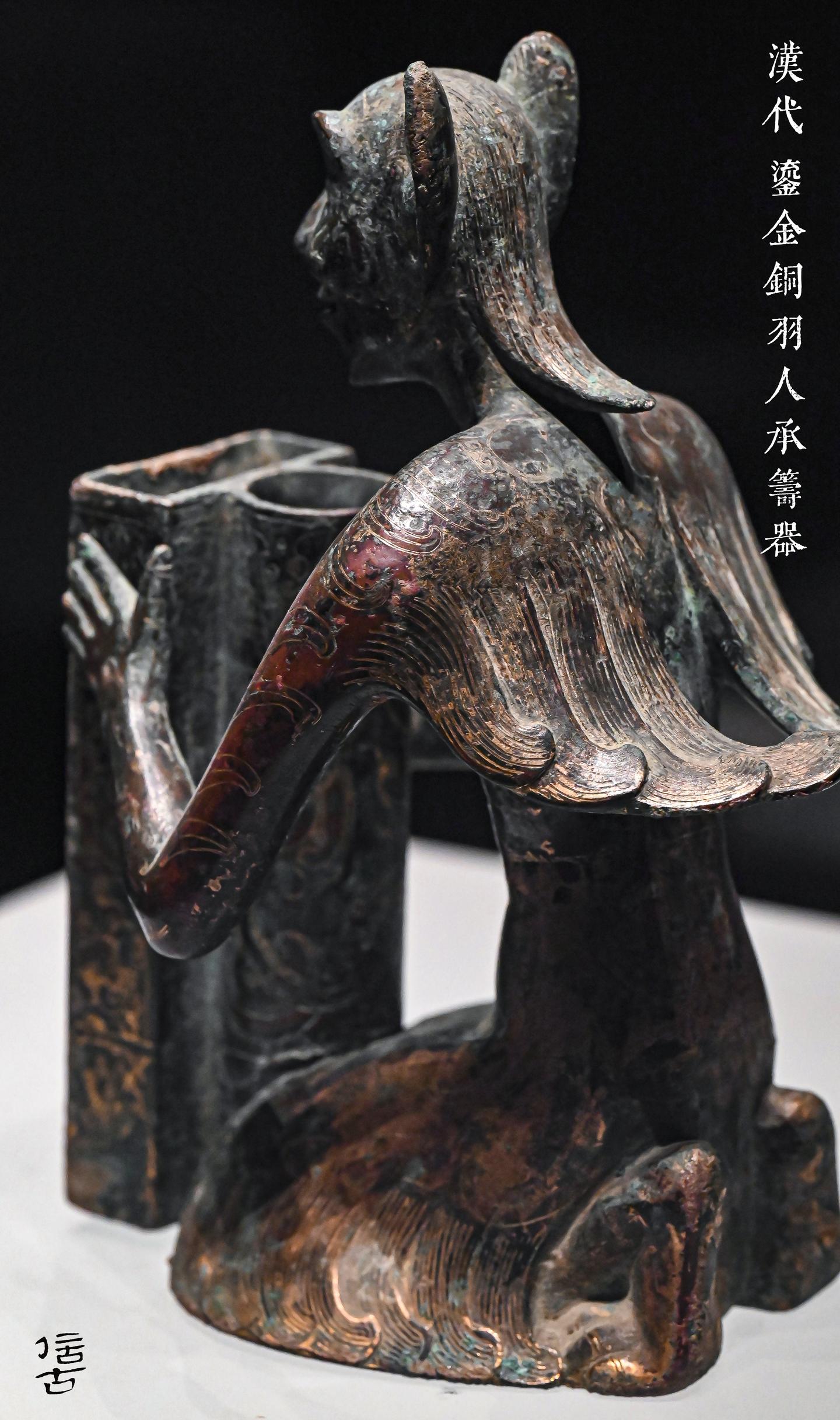 時代物 古銅 老銅 羅漢 仙人 人物像 置物 古美術品 高さ33.2cm Yahoo