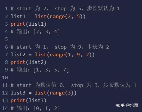 Python Range Start Stop Step python入门4-列表 - 知乎