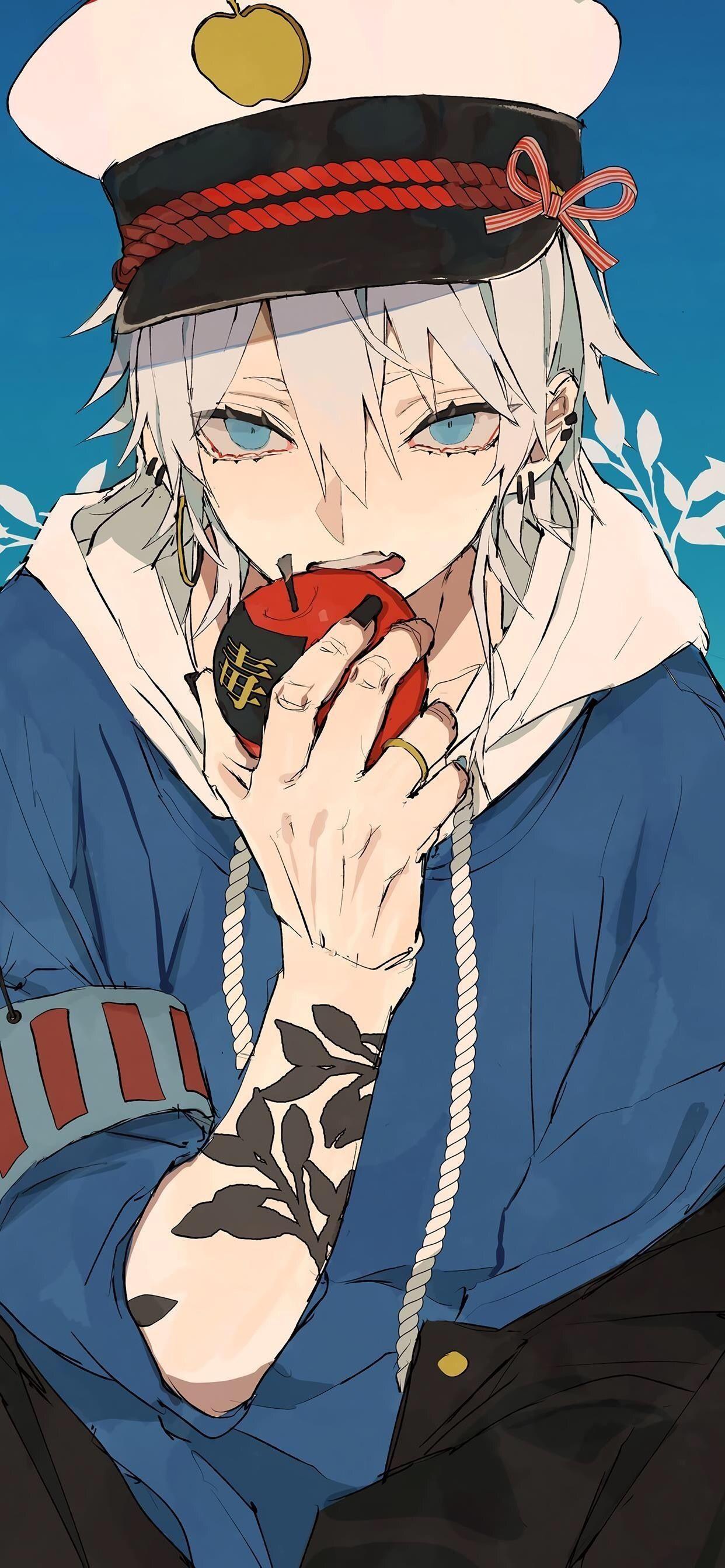 各位有没有卷毛男生二次元的壁纸? - 知乎