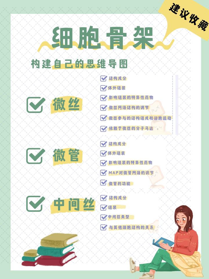 细胞生物学考研 思维导图带背之 细胞骨架——微管、中间丝 - 知乎