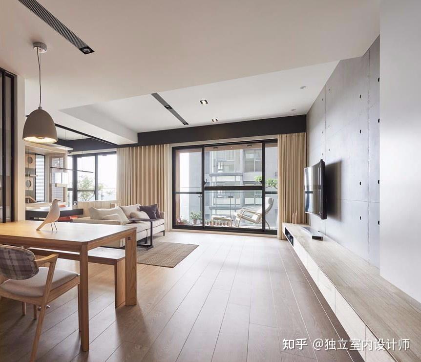 有趣的设计 |150m²台湾简约风住宅设计案例|虫点子 - 知乎