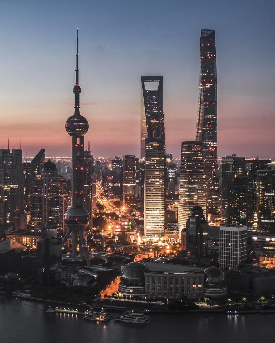 上海外滩夜景高清大图图片