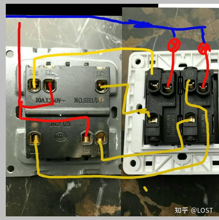 双高水钻开关接线图片图片