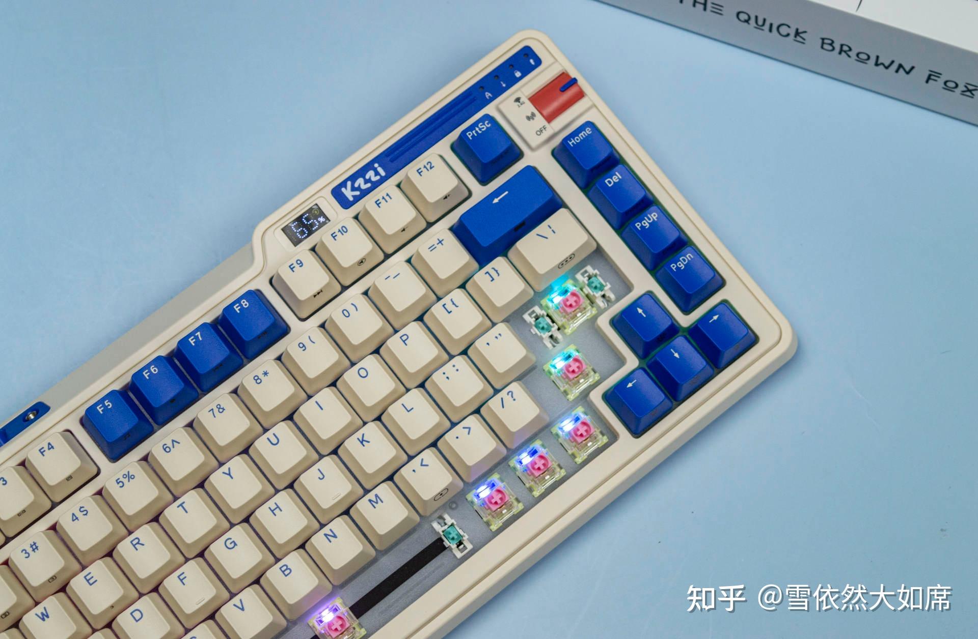 珂芝 KZZI 发布 K75 三模无线机械键盘，用户使用手感怎么样？ - 知乎