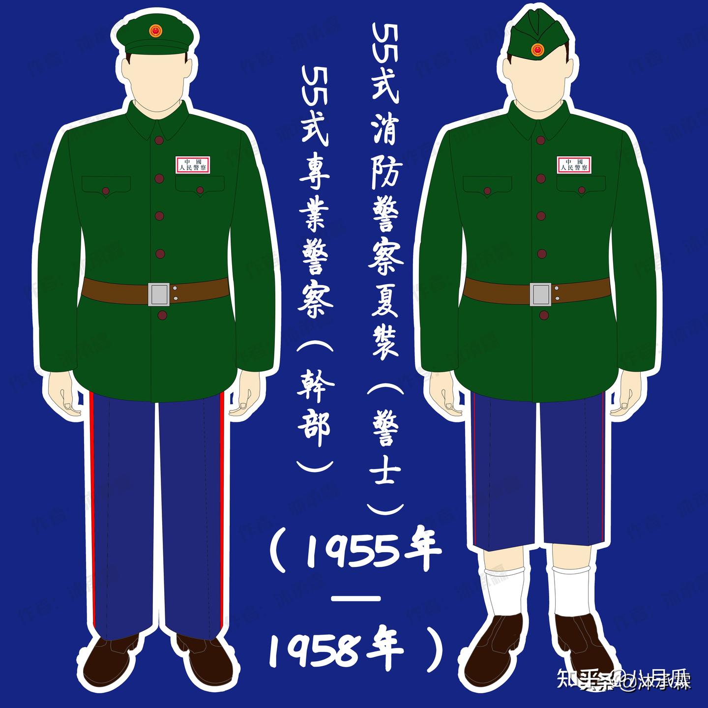 我国武警部队服装变迁：感受这支多次改制的光荣部队历史- 知乎