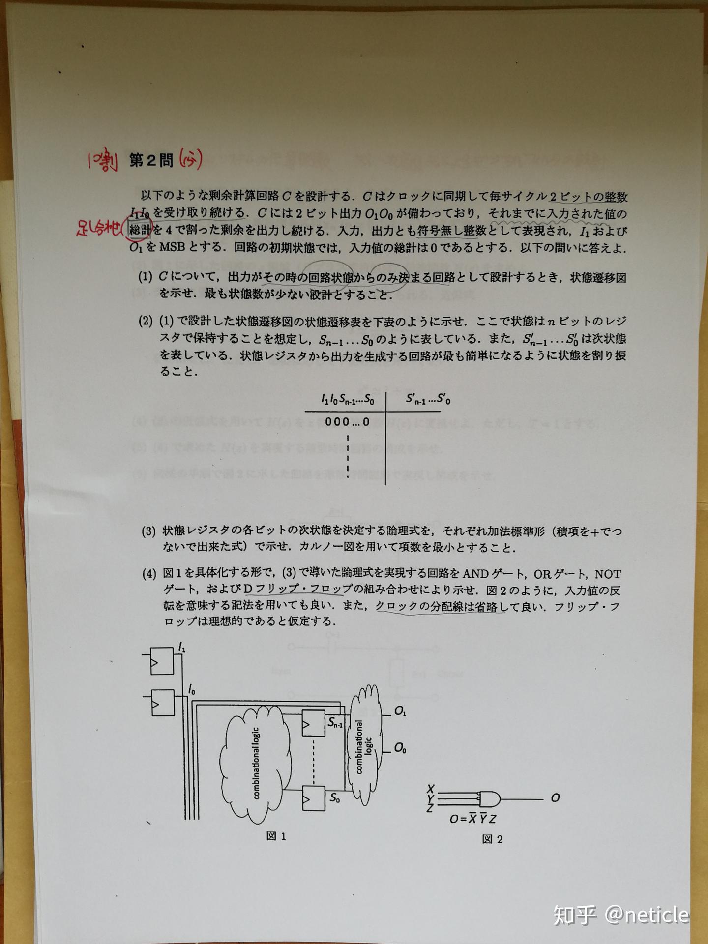 本 院試対策 東京大学情報理工学系 電子情報学専攻 過去問/解答 2008