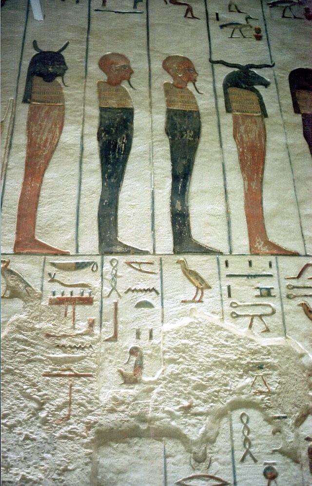 埃及-帝王谷-法老墓(西普塔(Siptah)墓KV47)彩绘壁画:千年余韵 埃及-帝王谷-法老墓(西普塔(Siptah)墓KV47)彩绘壁画:千年余韵