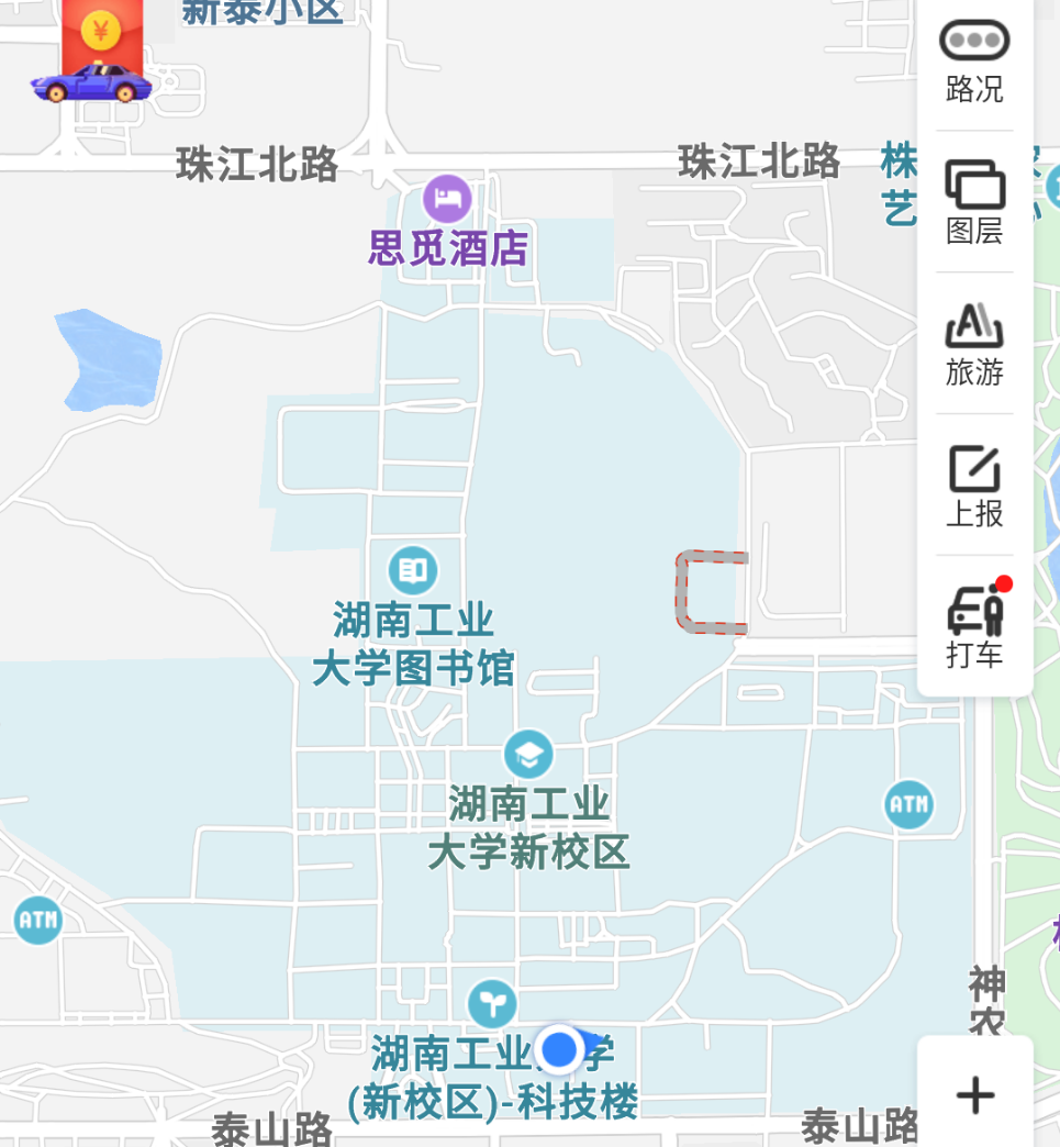 湖南工业大学地图高清图片