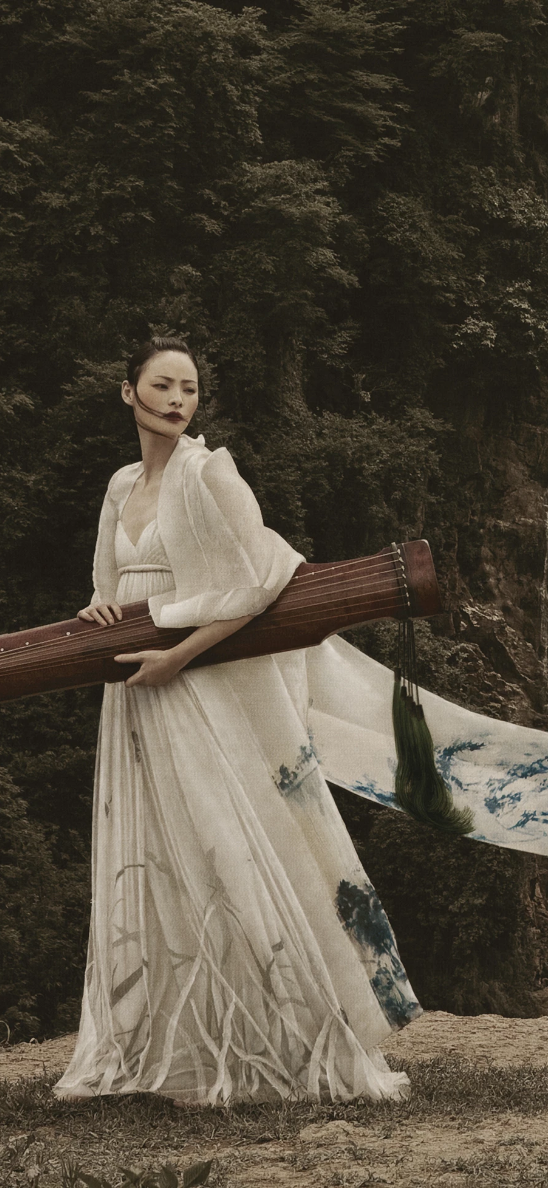 有什么适合做壁纸的古琴美图