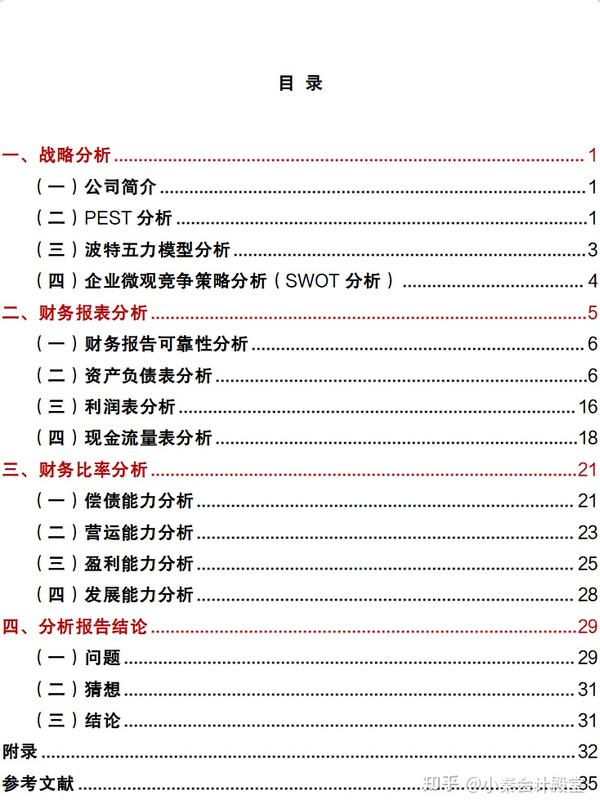 财务报表分析报告格式怎么写？