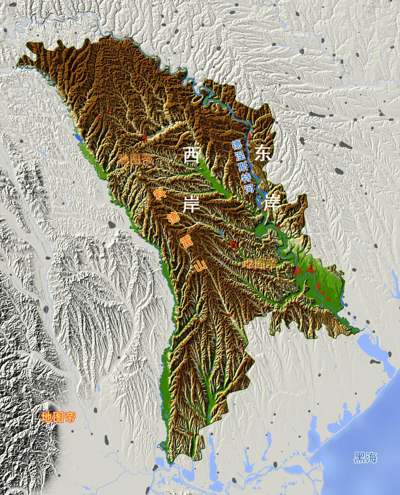 摩尔多瓦的地理位置图片