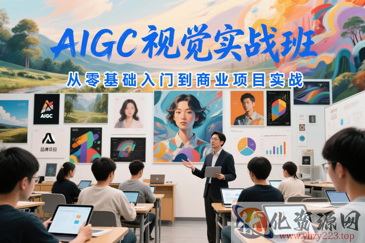 AIGC视觉实战班，从零基础入门到商业项目实战