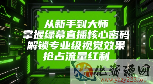 从新手到大师，掌握绿幕直播核心密码，解锁专业级视觉效果，抢占流量红利