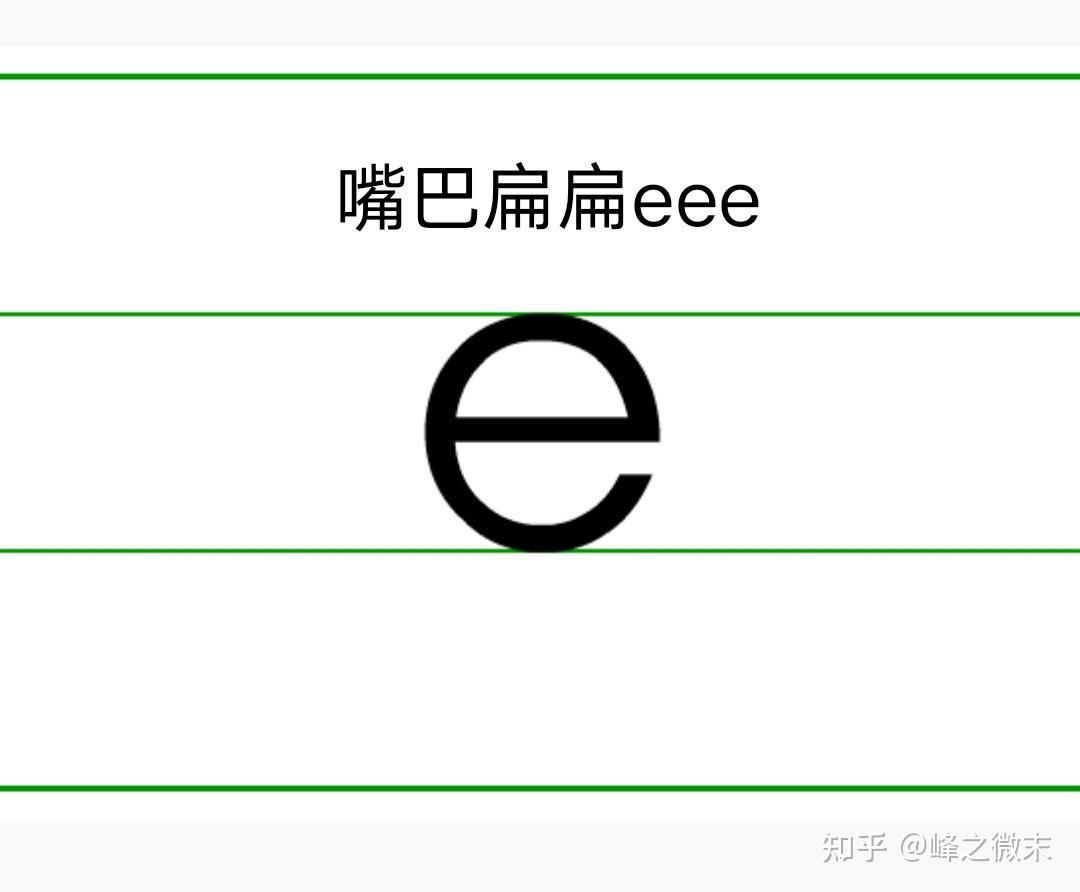 拼音小课堂5：认识单韵母e - 知乎