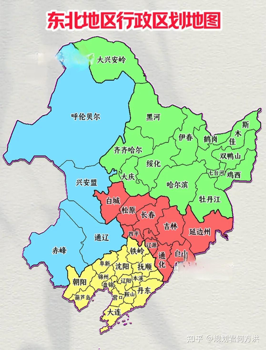 内蒙古东四盟地图图片