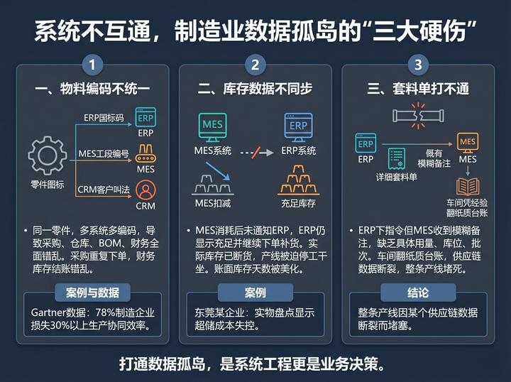 制造业老板做网页端系统,最容易踩的坑不是开发费,而是 ERP、MES、CRM 根本打不通 - 知乎