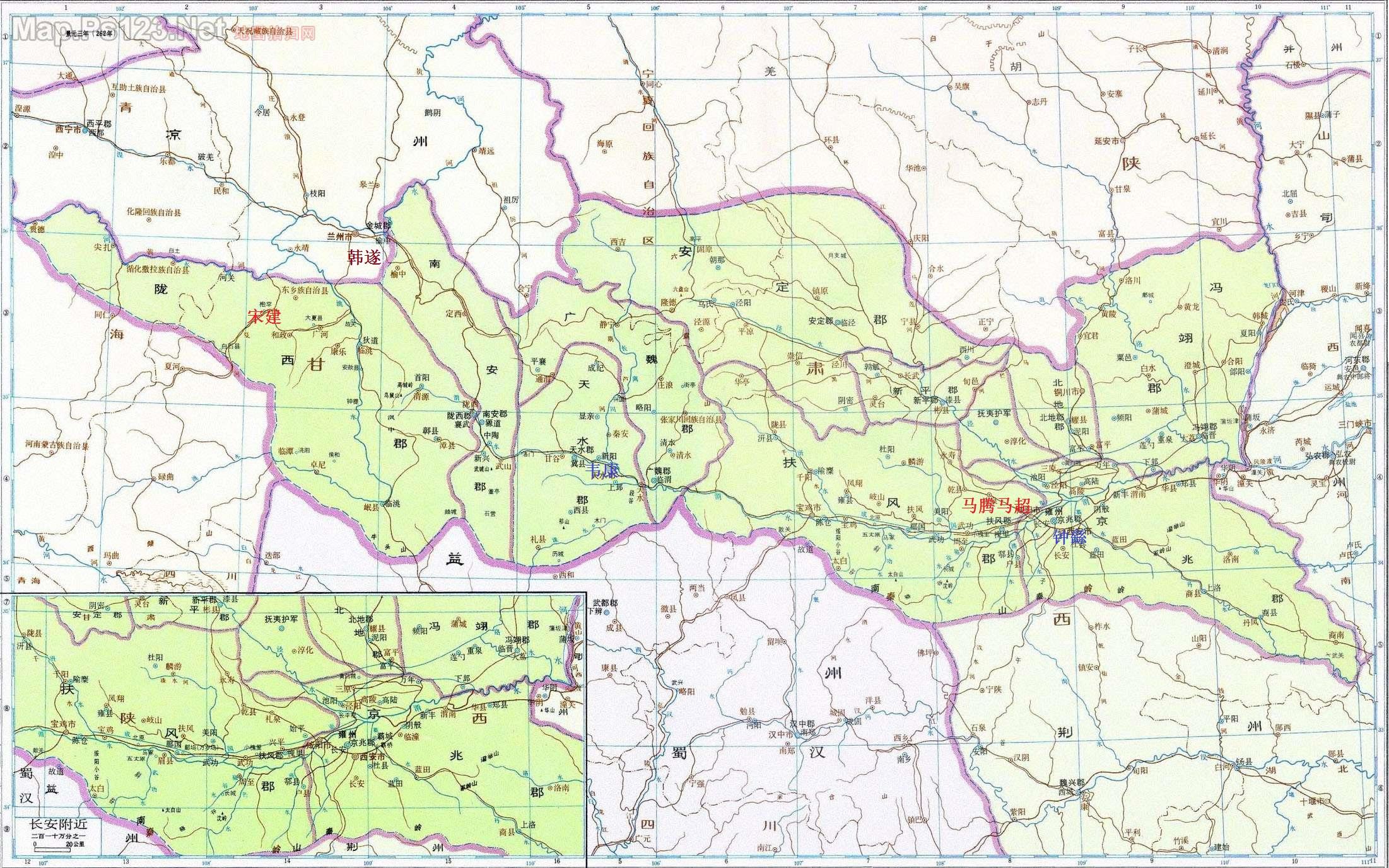 东汉三国凉州军阀宋建的势力范围有多大