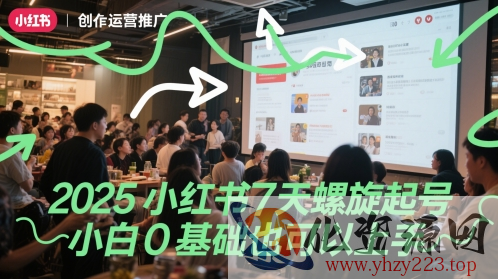 2025小红书7天螺旋起号，小白0基础也可以上手
