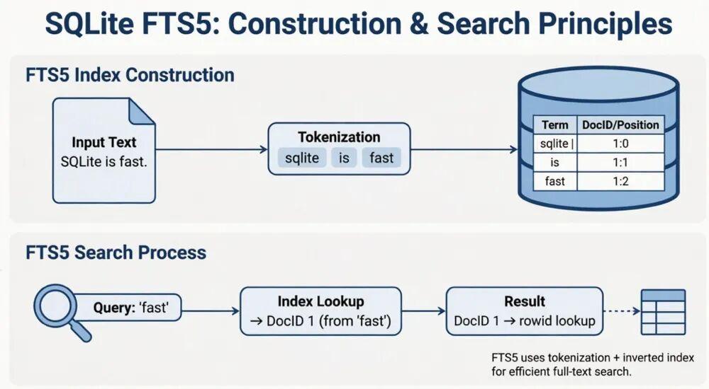 SQLite 里的 FTS5：不依赖 Elasticsearch 的全文搜索 - 知乎