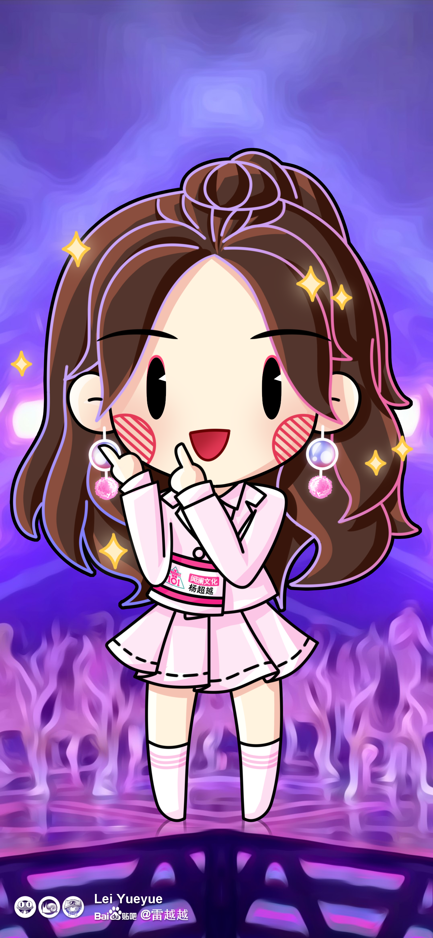 作为摸鱼画手,你绘制过哪些杨超越?更喜欢美感还是憨态?