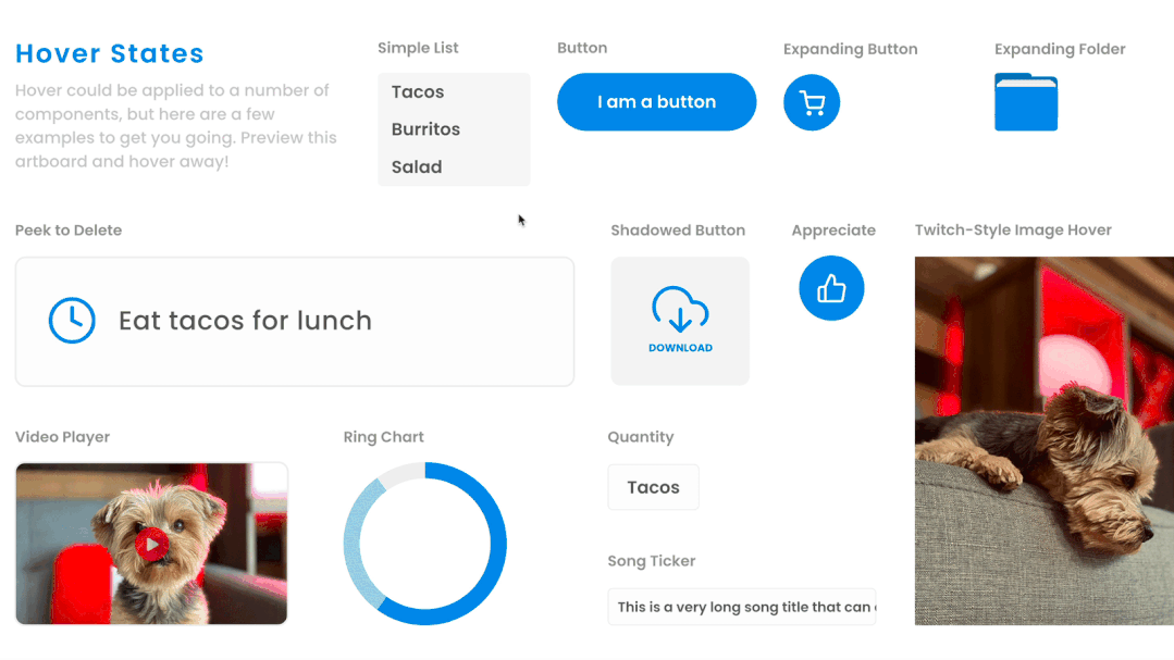 Adobe XD组件功能常见交互用例！——都是知识点！ - 知乎