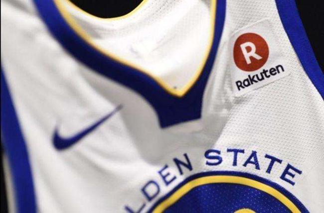 金州勇士球衣前的rakuten是什么意思