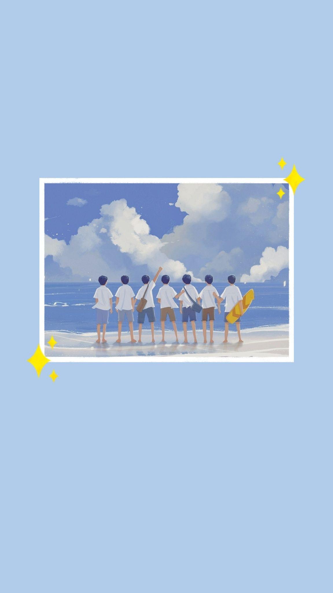 有时代少年团新歌壁纸无水印吗?
