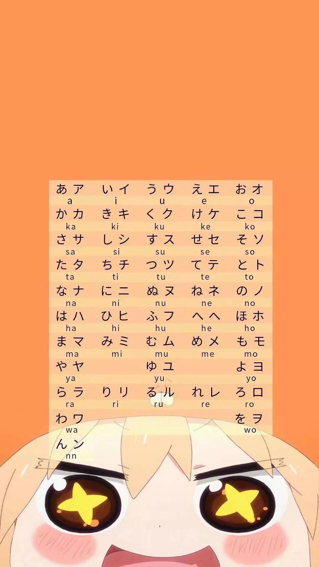 有没有日语五十音图好看的壁纸呢