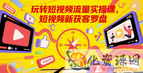 玩转短视频流量实操课，短视频新获客罗盘