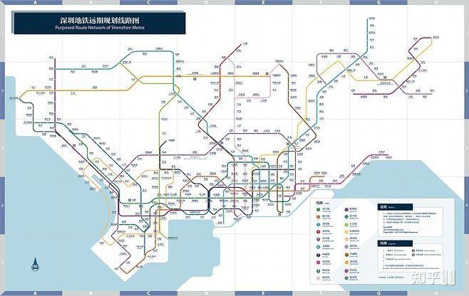 2021深圳高清地鐵線路圖一般去旅行,都是找中心位置或吃喝玩樂比較