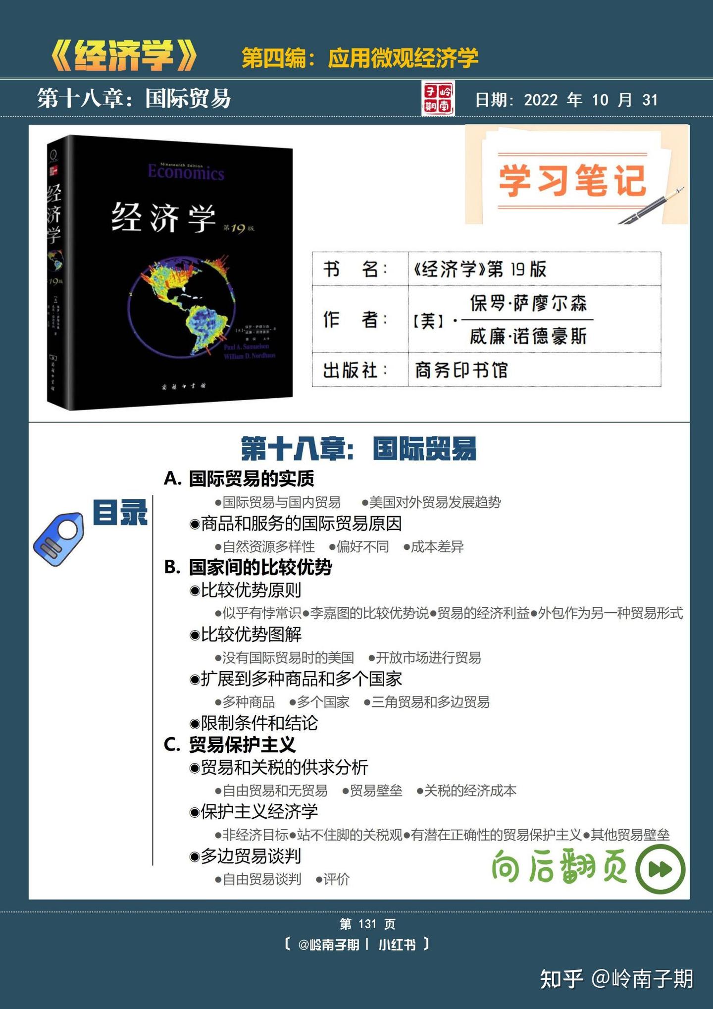 萨廖尔森《经济学》第19版，第18章【国际贸易】学习笔记 - 知乎