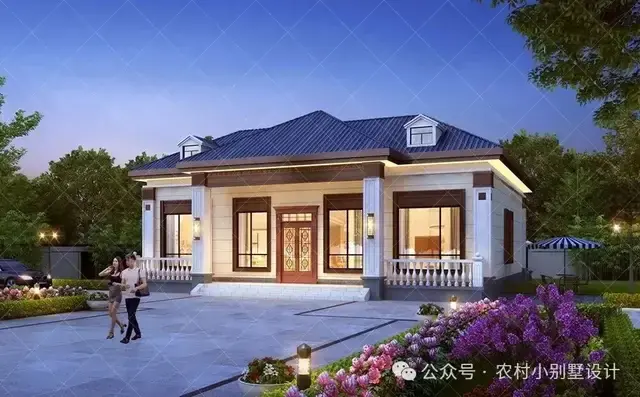 42套一层新中式别墅自建房,也霸气十足乡村一层养老农村别墅住宅 - 知乎