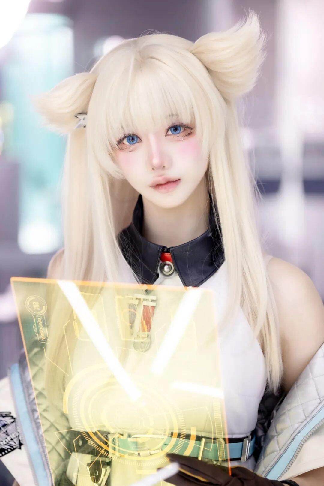 又甜又欲，美得犯规。明日方舟 佩丽卡cos - 知乎