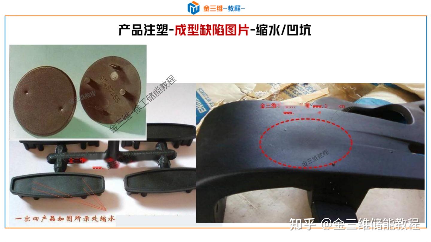 常见注塑成型缺陷分析及解决-顶白,黑点,黑纹,冷料斑,飞边,批锋,缺胶,起层,分层,皱褶,翘曲变形,熔接线,夹水线,烧焦,困气 - 知乎