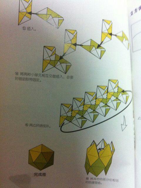 如何折正二十面体?