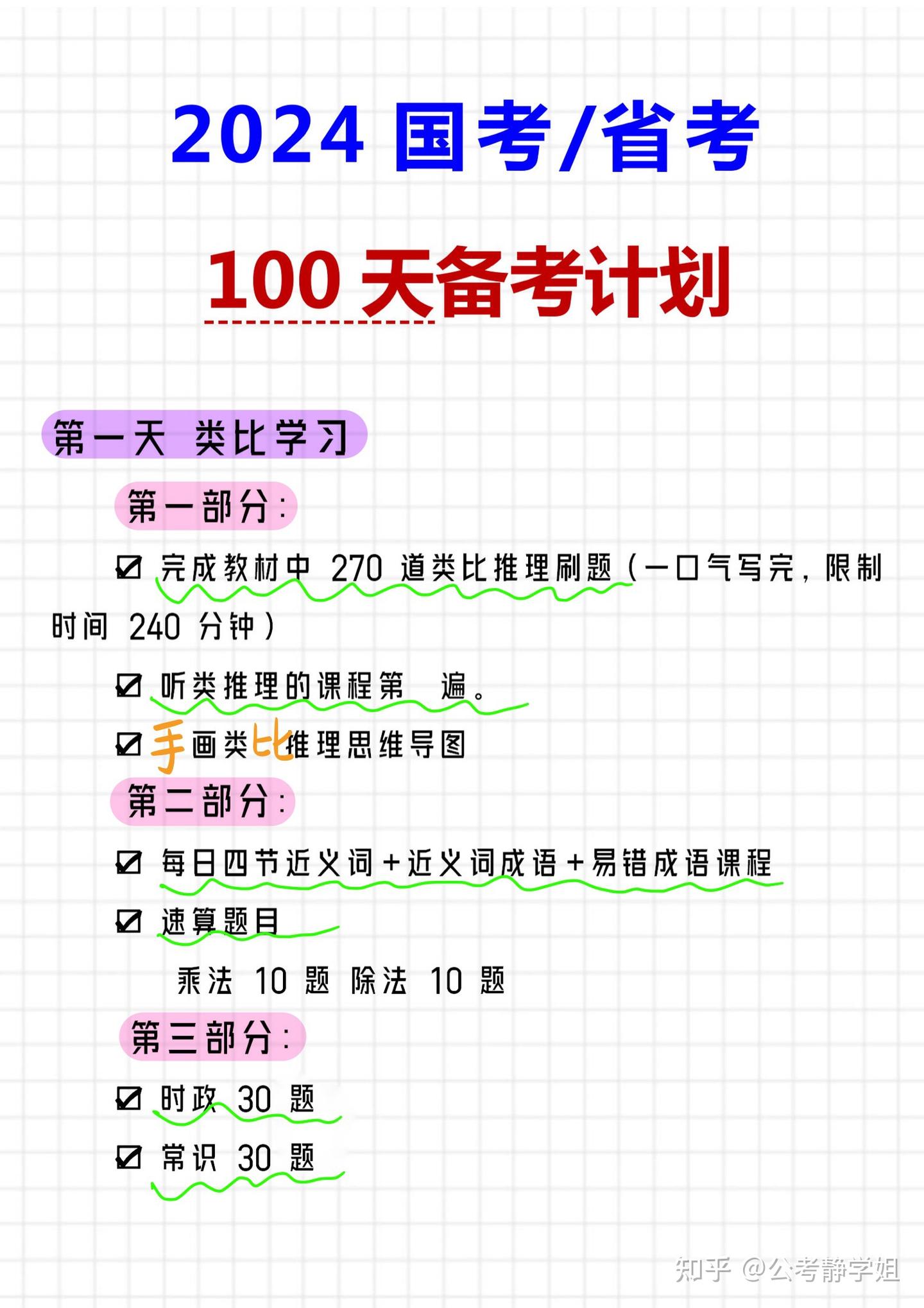 24年国考/省考备考攻略:如何有效地准备考试?收藏使用 - 知乎
