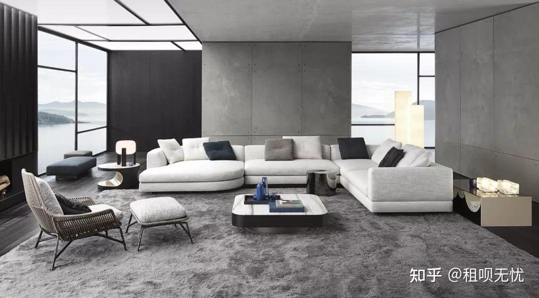 意大利十大家具品牌之一——Minotti,唯有豪宅能够相配 - 知乎