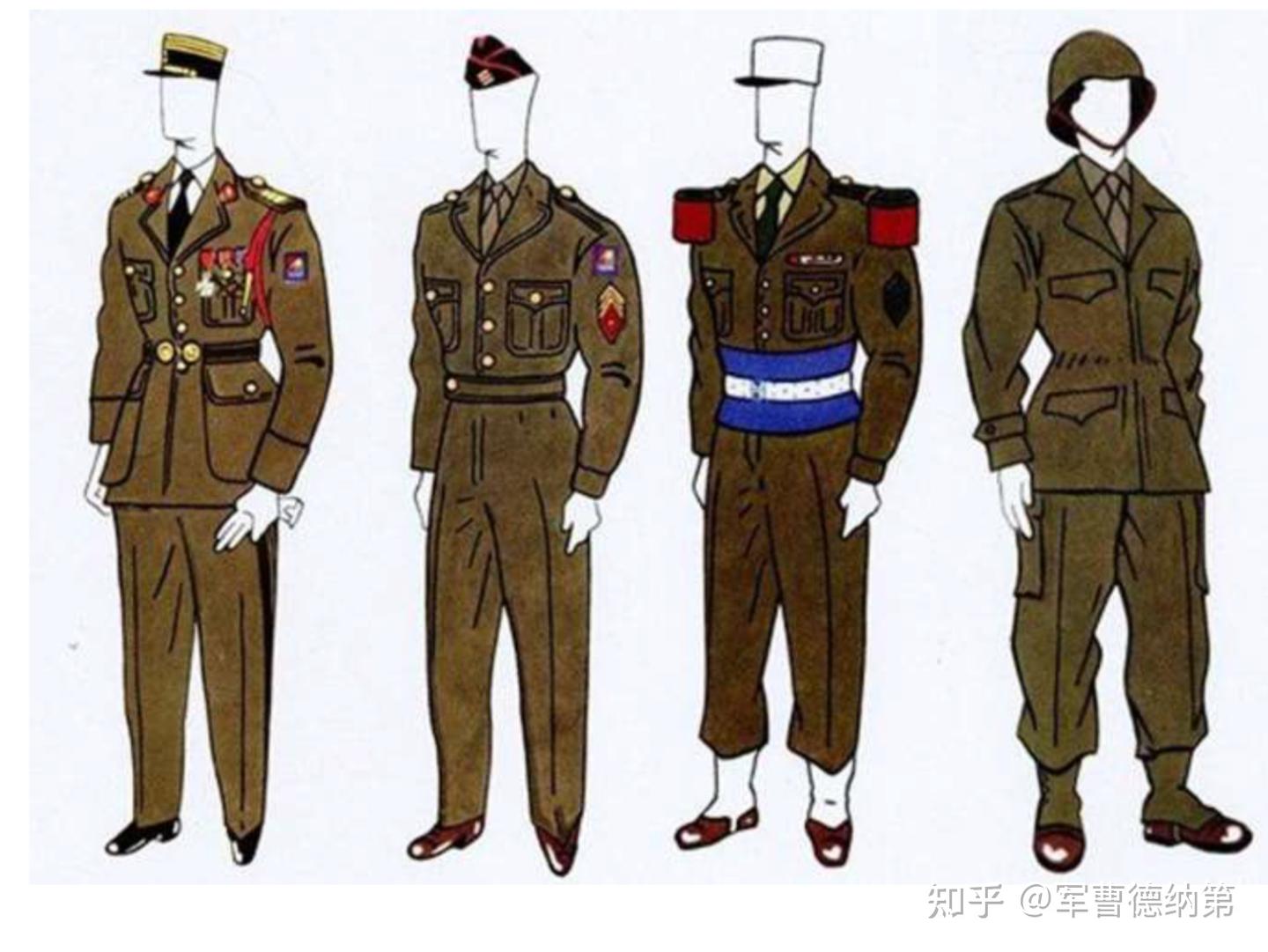 法国陆军兵种色暨现役军服概述 - 知乎