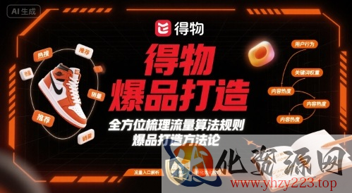 得物爆品打造，全方位梳理得物流量算法规则爆品打造规则