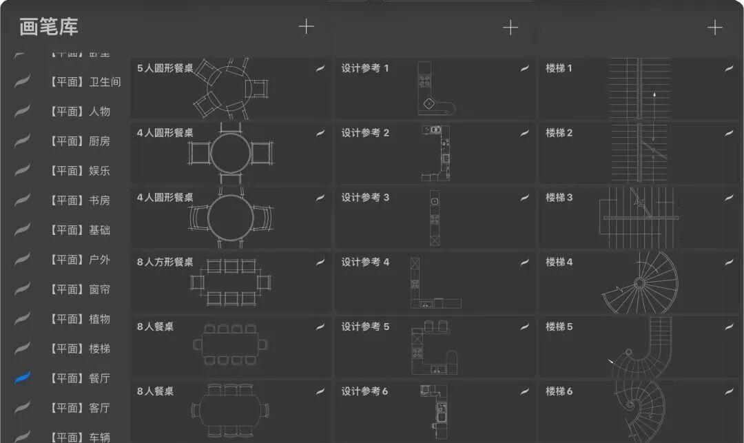 全网最强Procreate室内笔刷!效果图5分钟一张! - 知乎