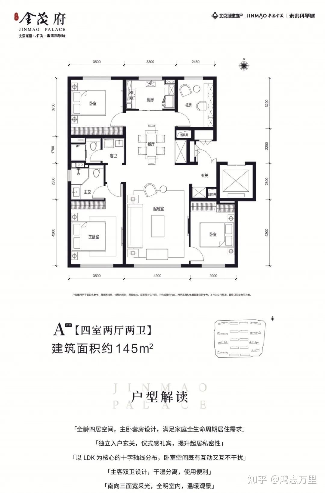 未来金茂府 | 京西北五环外 · 昌平北七家 · 北京第五座金茂府 · 约120-160平三至四居 · 高品质限竟房 - 知乎